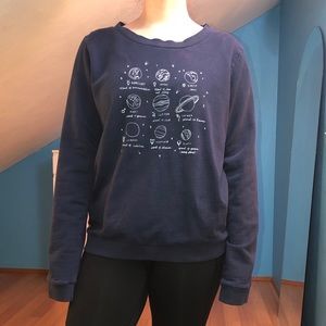 Astrology Planets Zodiac Modcloth sweatshirt